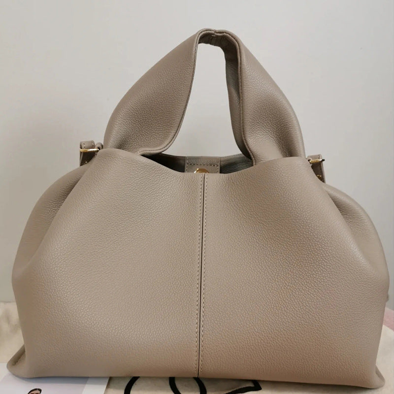 Wholesale Versatile solid color lunch box bag European and American fashion handbag shoulder messenger bag